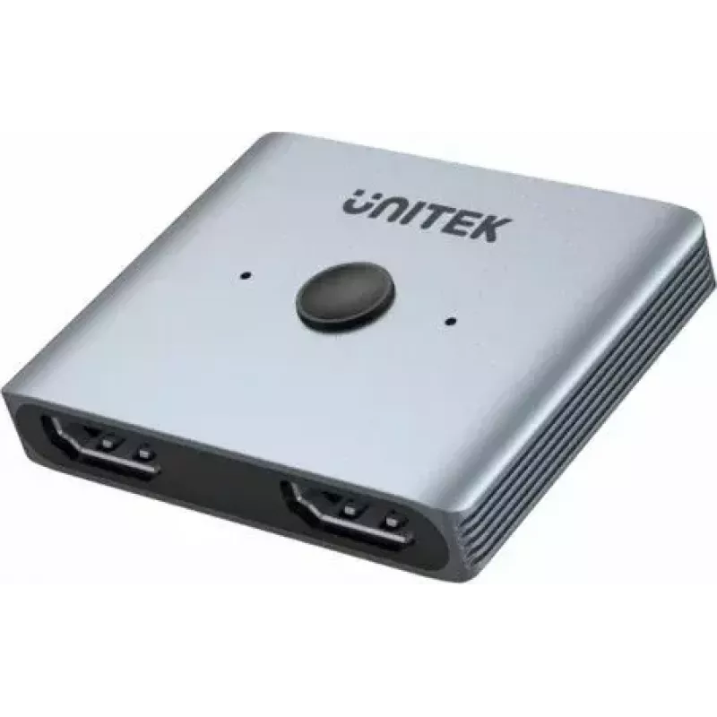 HDMI-kytkin Unitek V1163A 2x1 8K 60 Hz — 2 tuloa 1 lähtöön
