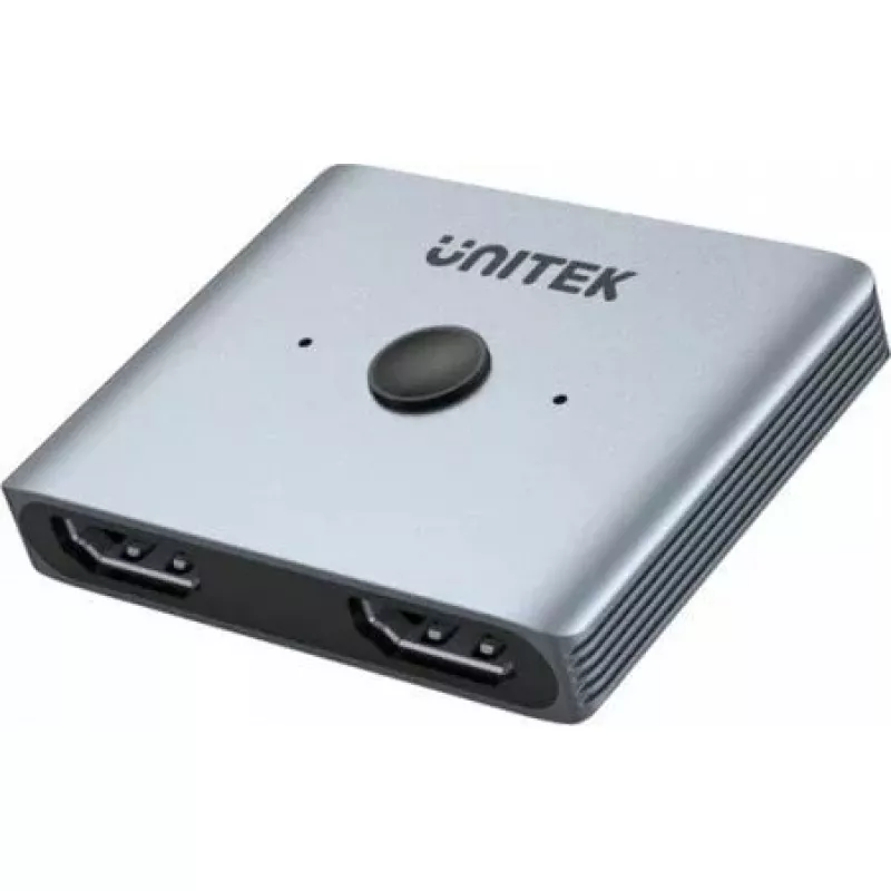HDMI-kytkin Unitek V1163A 2x1 8K 60 Hz — 2 tuloa 1 lähtöön