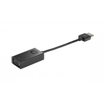 HP X1B84AA HDMI–VGA-adapterikaapeli, HDMI Type A (uros) – VGA (D-Sub) (naaras), musta