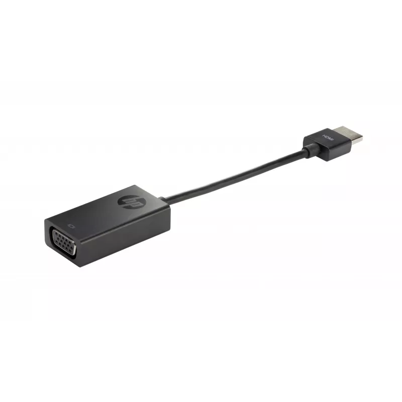 HP X1B84AA HDMI–VGA-adapterikaapeli, HDMI Type A (uros) – VGA (D-Sub) (naaras), musta