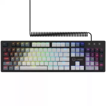 Mekaaninen näppäimistö LORGAR Azar 514 valkoinen RGB-taustavalolla, ENG-asettelu