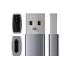Kaapeliadapteri Satechi ST-TAUCM USB-A - USB-C harmaa