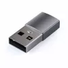 Kaapeliadapteri Satechi ST-TAUCM USB-A - USB-C harmaa