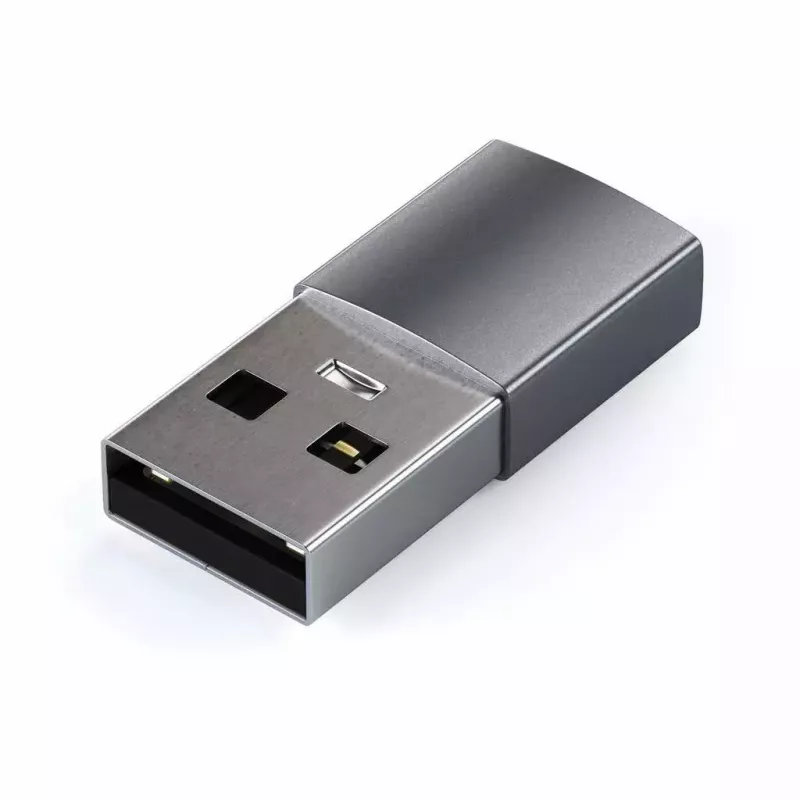 Kaapeliadapteri Satechi ST-TAUCM USB-A - USB-C harmaa