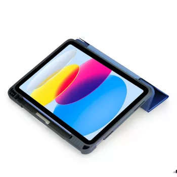 DEQSTER Rugged MAX -kotelo iPad 10,9″ (10. sukupolvi), flip-kotelo, Apple, iPad 10. sukupolvi, 27,7 cm (10,9 tuumaa), 330 g