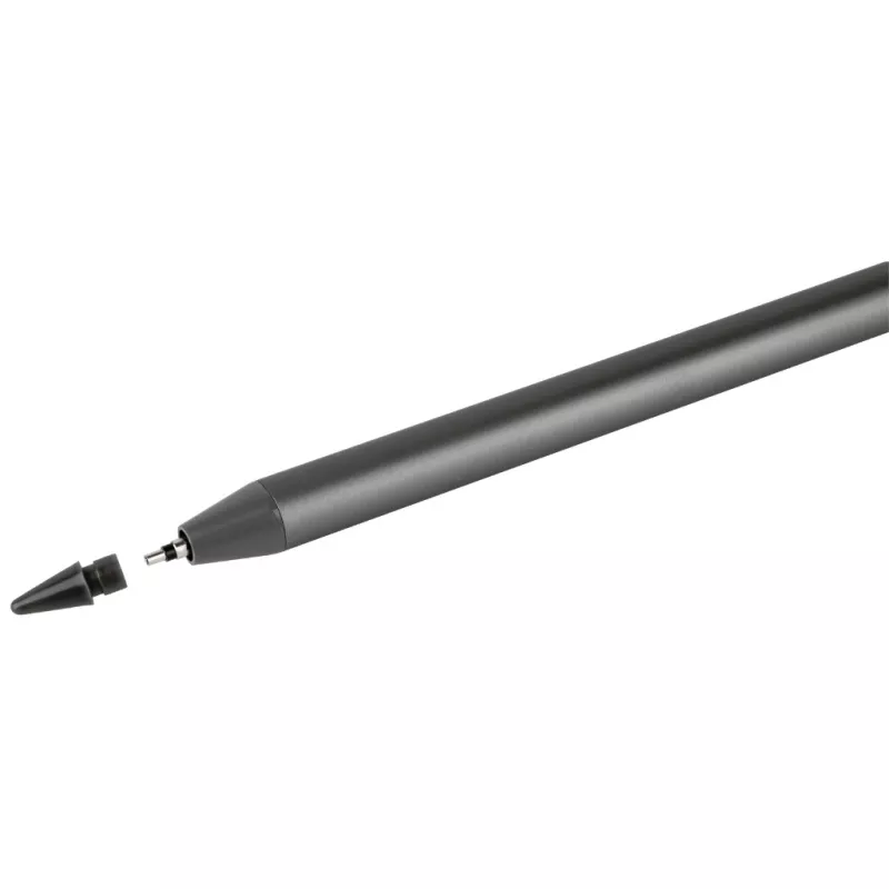 DEQSTER Pencil 2, tabletti, Apple, sininen, harmaa, Apple iPadit vuodesta 2018, harmaa, alumiini, polykarbonaatti (PC), polyoksimetyleeni (POM)