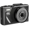 Easypix V64 Flip 20203 kompakti digikamera, 64 Mpx, 4K-video, 3 tuuman käännettävä näyttö, 18x digitaalinen zoom, WiFi