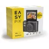 Easypix V64 Flip 20203 kompakti digikamera, 64 Mpx, 4K-video, 3 tuuman käännettävä näyttö, 18x digitaalinen zoom, WiFi
