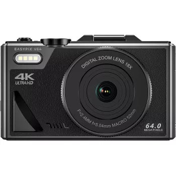 Kompakti digitaalikamera EASYPIX V64 Flip 20203 — 16 MP, 1080p video