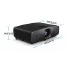 BenQ W2720i 9H.JSX77.57E DLP-kotiteatteriprojektori, 4K, 4 LED, 3D, 2500 luumenia