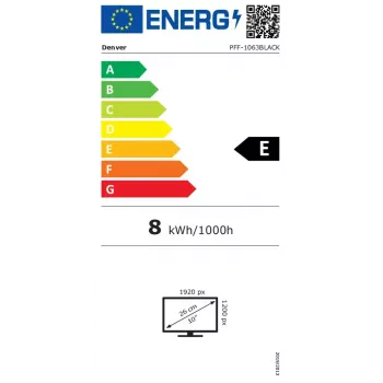 Digitaalinen valokuvakehys Denver PFF-1063musta 10,1