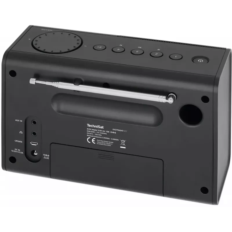 Kannettava radio TechniSat DIGITRADIO 217 analoginen ja digitaalinen DAB+ FM