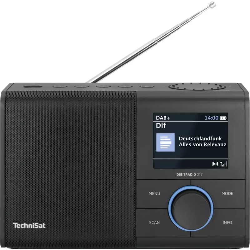Kannettava radio TechniSat DIGITRADIO 217 analoginen ja digitaalinen DAB+ FM