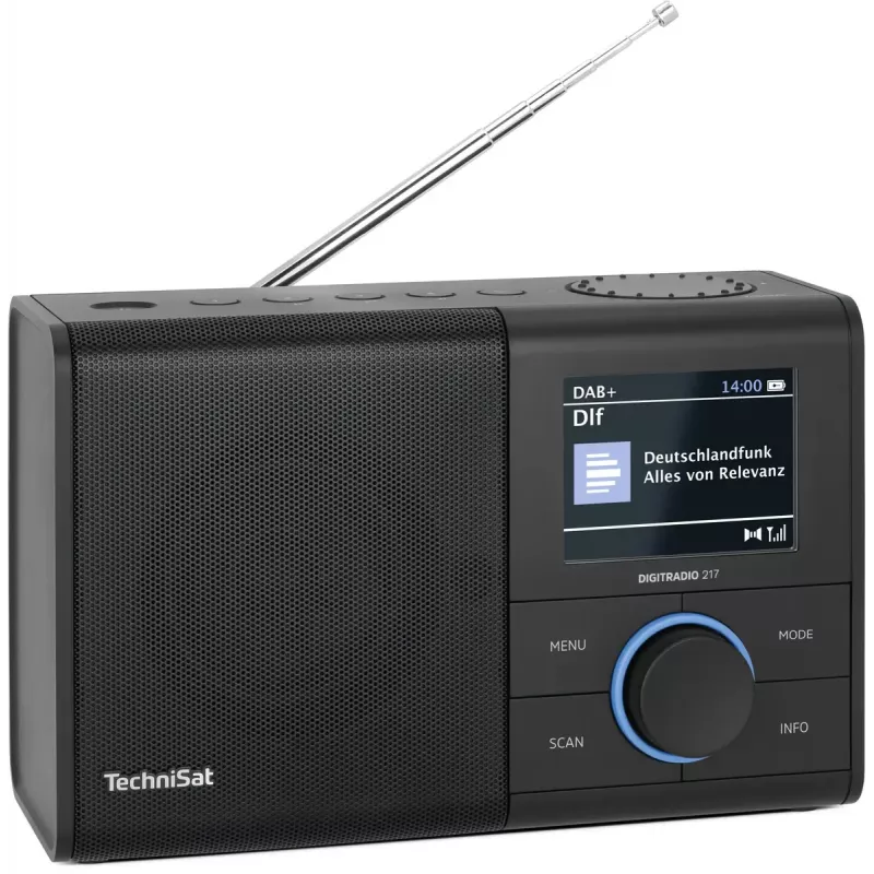 Kannettava radio TechniSat DIGITRADIO 217 analoginen ja digitaalinen DAB+ FM