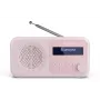 Kannettava radio Sharp DR-P420 digitaalivirittimellä DAB DAB+ FM pinkki