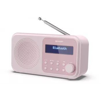 Kannettava radio Sharp DR-P420 digitaalivirittimellä DAB DAB+ FM pinkki
