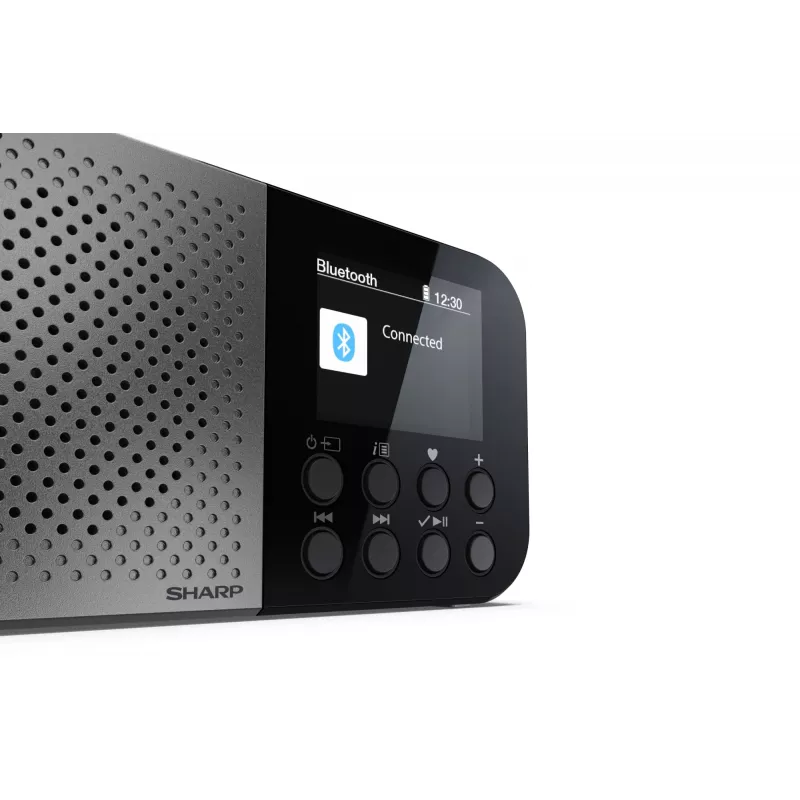Henkilökohtainen radio Sharp DR-P520 digitaalivirittimellä DAB DAB+ FM