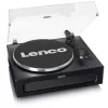Lenco LS-430BK hihnavetoinen levysoitin, 4 sisäänrakennettua kaiutinta, Bluetooth, 40 W, 33/45 rpm, musta