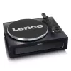 Lenco LS-430BK hihnavetoinen levysoitin, 4 sisäänrakennettua kaiutinta, Bluetooth, 40 W, 33/45 rpm, musta