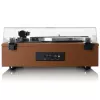 Hihnavetoinen audio-levysoitin Lenco LS-430BN ruskea manuaalinen 3-4 g neulapaino
