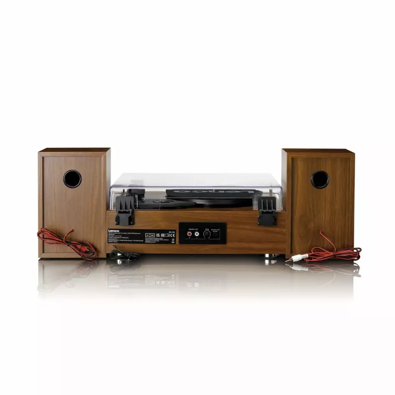 Hihnavetoinen audio-levysoitin Lenco MC-160WD