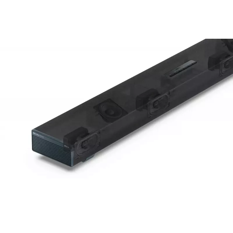 Sharp HT-SBW53121(BK) 3.1.2-kanavainen soundbar langattomalla subwooferilla, musta