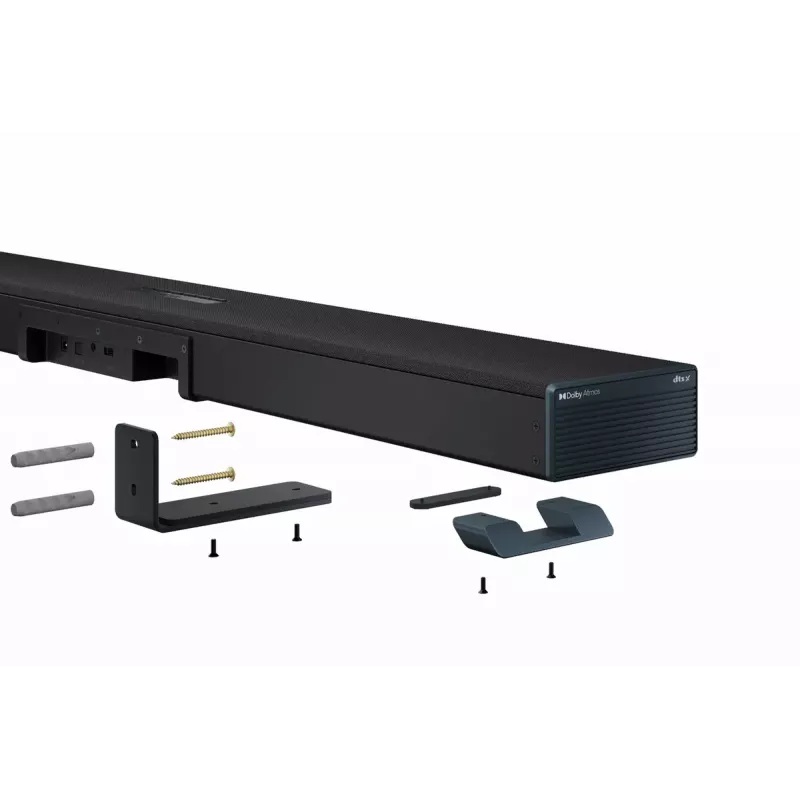 Sharp HT-SBW53121(BK) 3.1.2-kanavainen soundbar langattomalla subwooferilla, musta