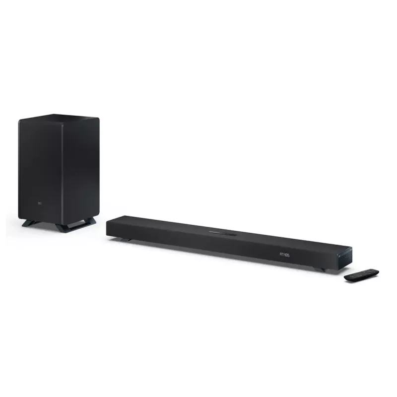 Sharp HT-SBW53121(BK) 3.1.2-kanavainen soundbar langattomalla subwooferilla, musta