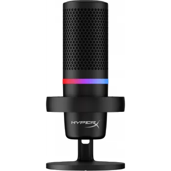 HyperX DuoCast - USB-mikrofoni (musta) - RGB-valaistus