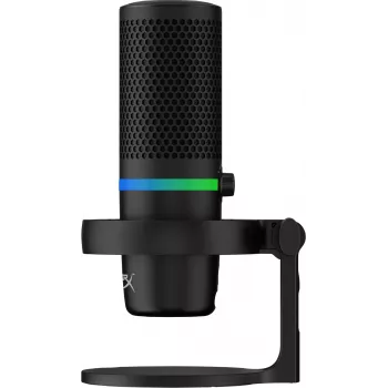 HyperX DuoCast - USB-mikrofoni (musta) - RGB-valaistus