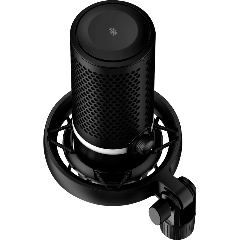 HyperX DuoCast - USB-mikrofoni (musta) - RGB-valaistus
