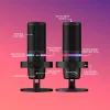 HyperX DuoCast - USB-mikrofoni (musta) - RGB-valaistus