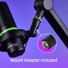 HyperX DuoCast - USB-mikrofoni (musta) - RGB-valaistus