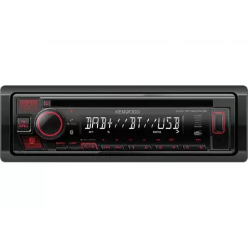 Kenwood KDC-BT450DAB auto-mediasoitin musta 50 W Bluetooth