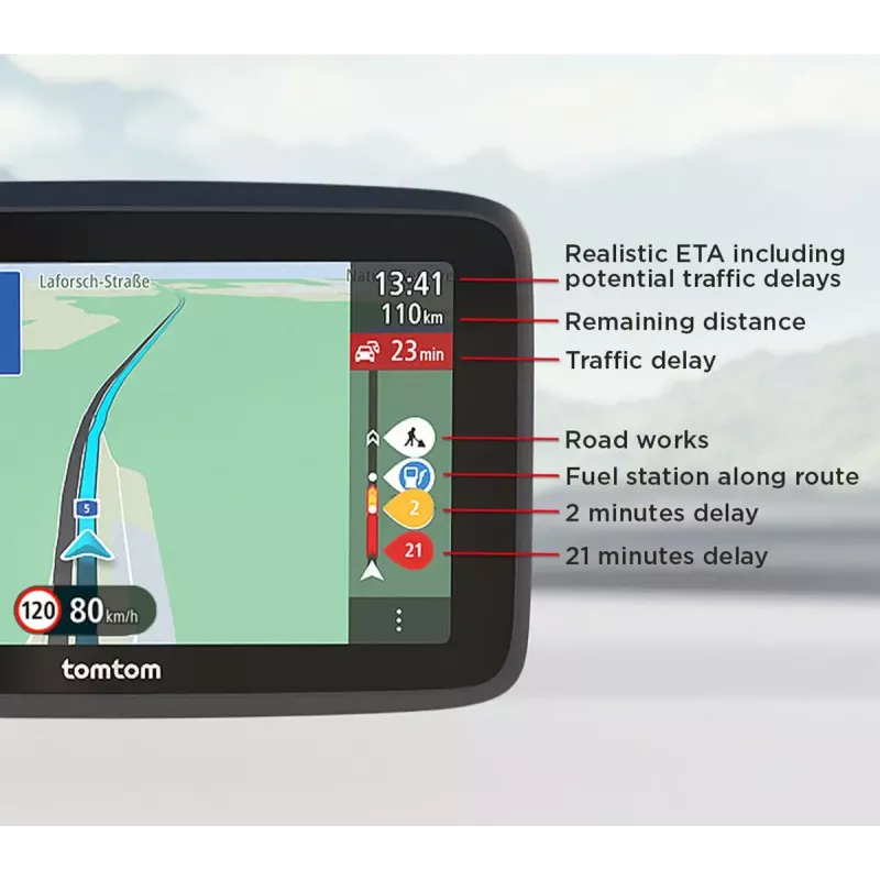 TomTom GO Classic navigaattori 5 tuuman kosketusnäyttö musta 32 GB 2000 MB RAM