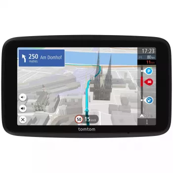 Käsikäyttöinen/kiinteästi asennettava GPS-navigaattori TOMTOM GO 15,2 cm (6 tuumaa) kosketusnäyttö, Bluetooth, WLAN, Euroopan kartat, 0,27 kg