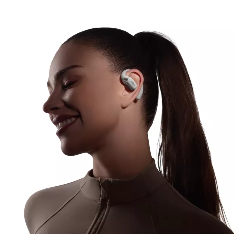 SHOKZ OpenFit 2+ kuulokkeet langaton korvakoukku, in-ear puhelut/musiikki Bluetooth harmaa