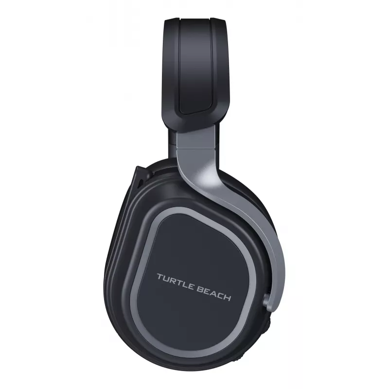 Turtle Beach Stealth 700 musta langaton PC-gaming-headset jopa 80 tunnin akunkestolla, Bluetoothilla, kahdella lähettimellä ja 60 mm:n kaiuttimilla PC:lle, PS5:lle, PS4:lle ja mobiililaitteille