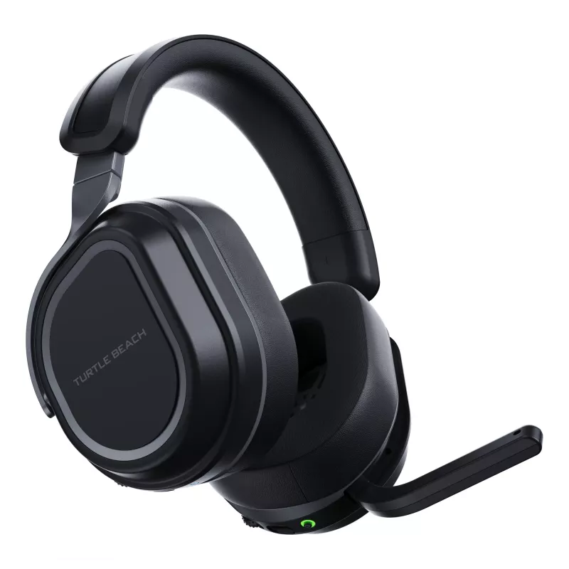Turtle Beach Stealth 700 musta langaton PC-gaming-headset jopa 80 tunnin akunkestolla, Bluetoothilla, kahdella lähettimellä ja 60 mm:n kaiuttimilla PC:lle, PS5:lle, PS4:lle ja mobiililaitteille