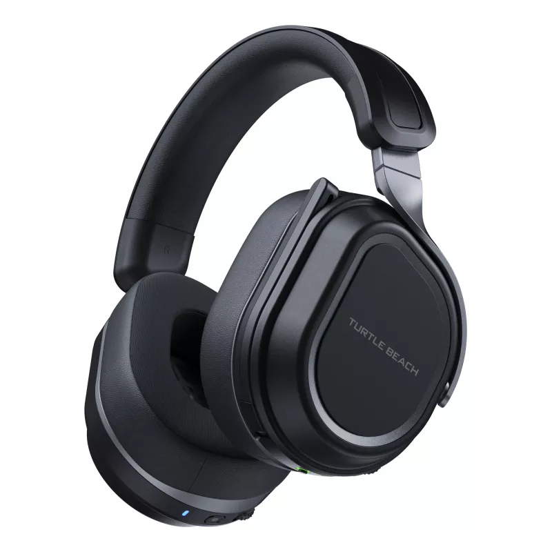 Turtle Beach Stealth 700 musta langaton PC-gaming-headset jopa 80 tunnin akunkestolla, Bluetoothilla, kahdella lähettimellä ja 60 mm:n kaiuttimilla PC:lle, PS5:lle, PS4:lle ja mobiililaitteille
