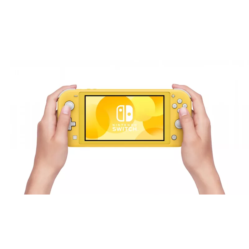 Nintendo Switch Lite, Nintendo Switch, NVIDIA Tegra, keltainen, analoginen / digitaalinen, D-Pad, painikkeet