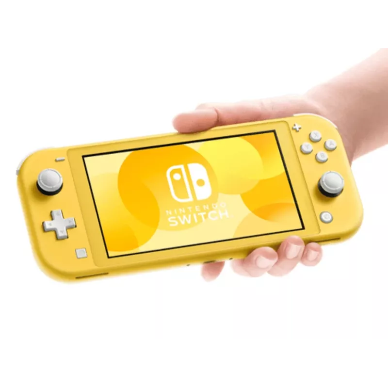 Nintendo Switch Lite, Nintendo Switch, NVIDIA Tegra, keltainen, analoginen / digitaalinen, D-Pad, painikkeet
