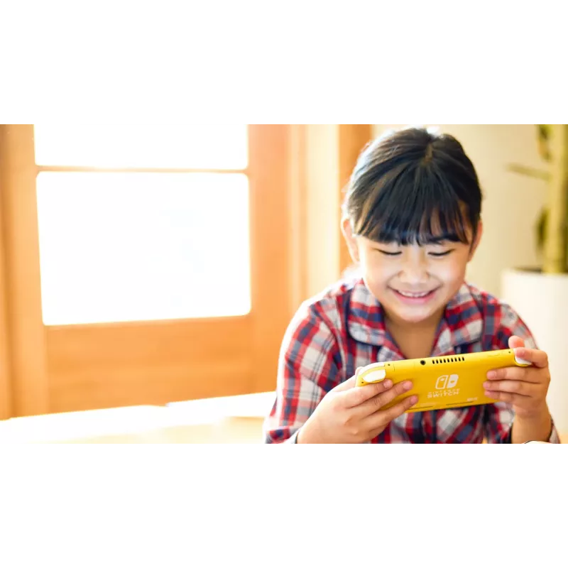Nintendo Switch Lite, Nintendo Switch, NVIDIA Tegra, keltainen, analoginen / digitaalinen, D-Pad, painikkeet