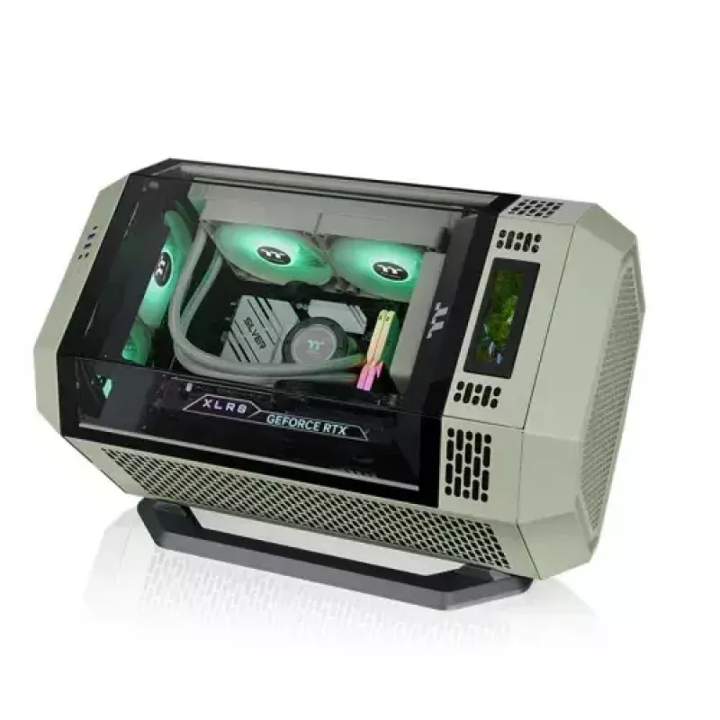 Tornista räkkiin -muunnossarja Thermaltake AC-074-ONENAN-A1 Full-Tower vihreä