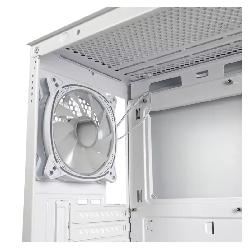 PC-kotelo LC-Power LC-715W-ON Midi Tower valkoinen