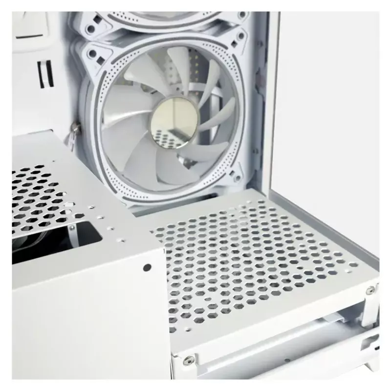 PC-kotelo LC-Power LC-715W-ON Midi Tower valkoinen