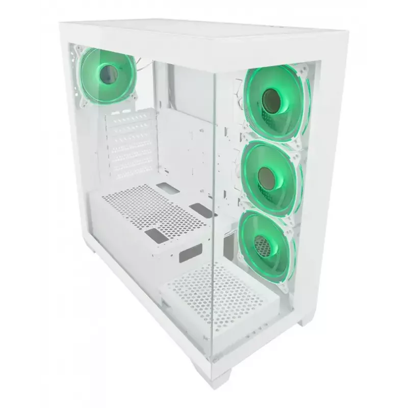 PC-kotelo LC-Power LC-715W-ON Midi Tower valkoinen