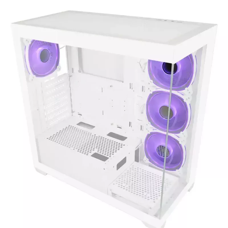 PC-kotelo LC-Power LC-715W-ON Midi Tower valkoinen