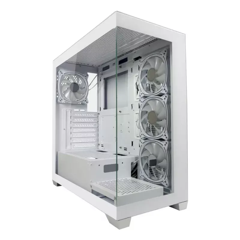 PC-kotelo LC-Power LC-715W-ON Midi Tower valkoinen