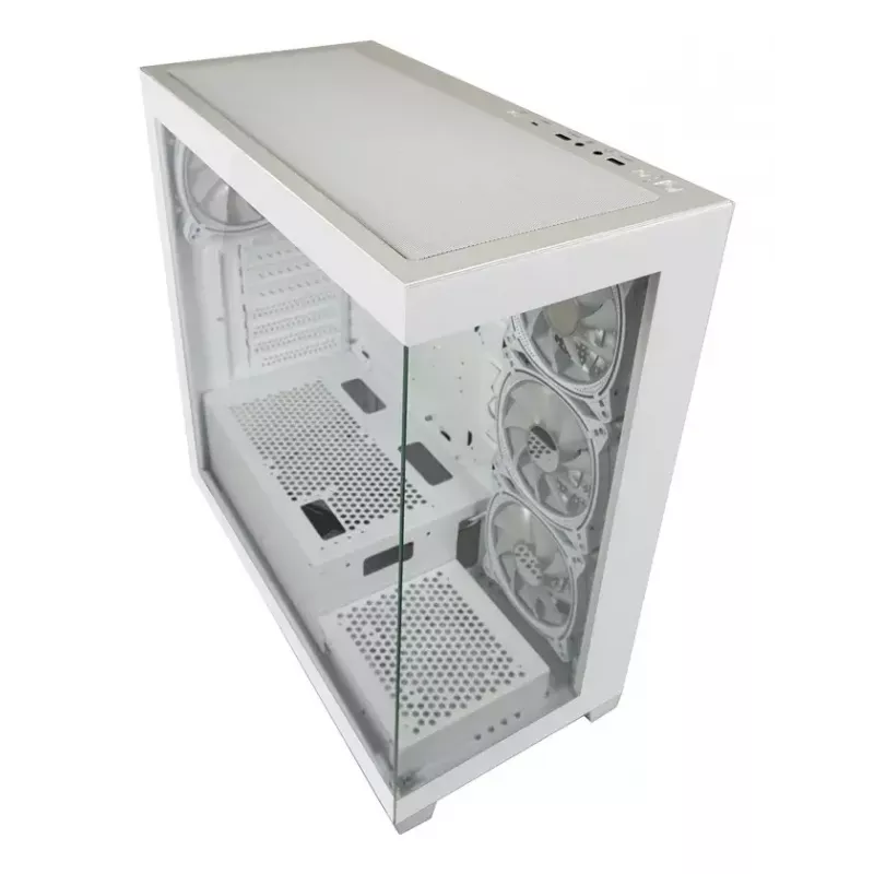 PC-kotelo LC-Power LC-715W-ON Midi Tower valkoinen